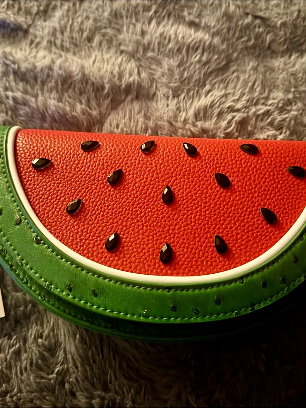 Watermelon wristlet- Red and Green